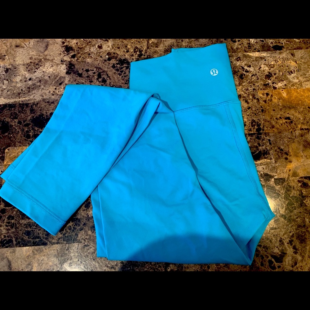Luluemon Leggings Teal Like New